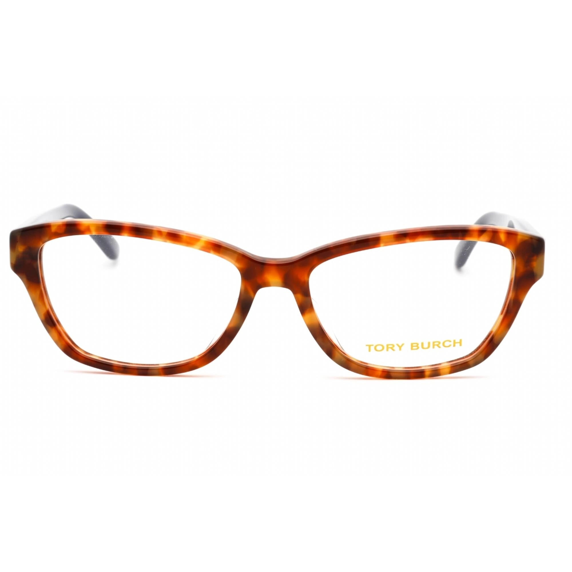 Tory Burch Women's Eyeglasses - Spotted Amber Tortoise Plastic Frame | 0TY2114U 1840