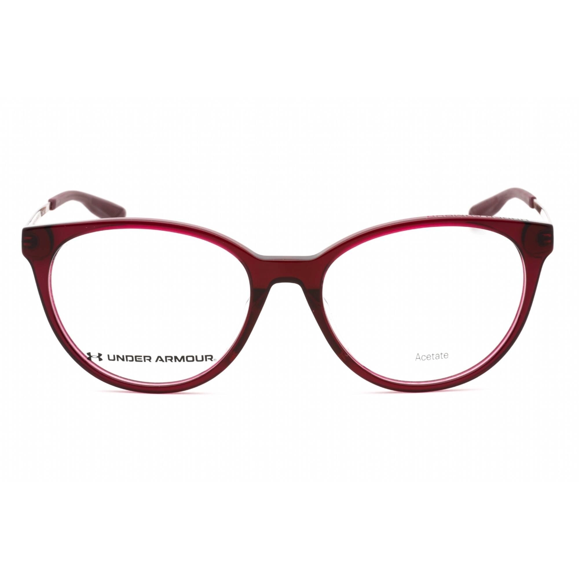 Under Armour Women's Eyeglasses - Crystal Red Plastic Full Rim Frame | UA 5028 06XQ 00
